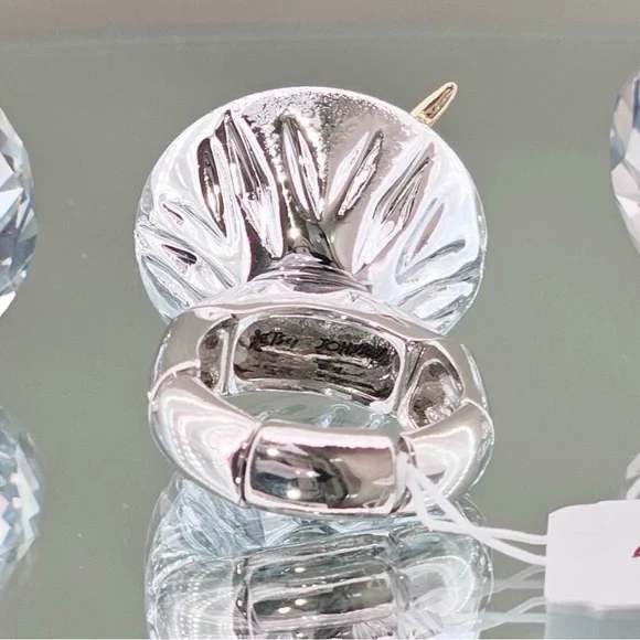 New Betsey Johnson Ring Martini Glass Olive Cocktail Ring - Picture 13 of 16